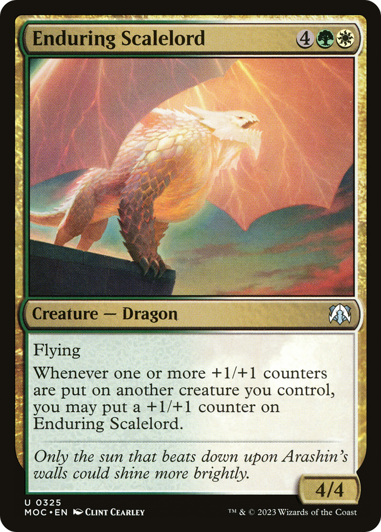 Enduring Scalelord [March of the Machine Commander]-1