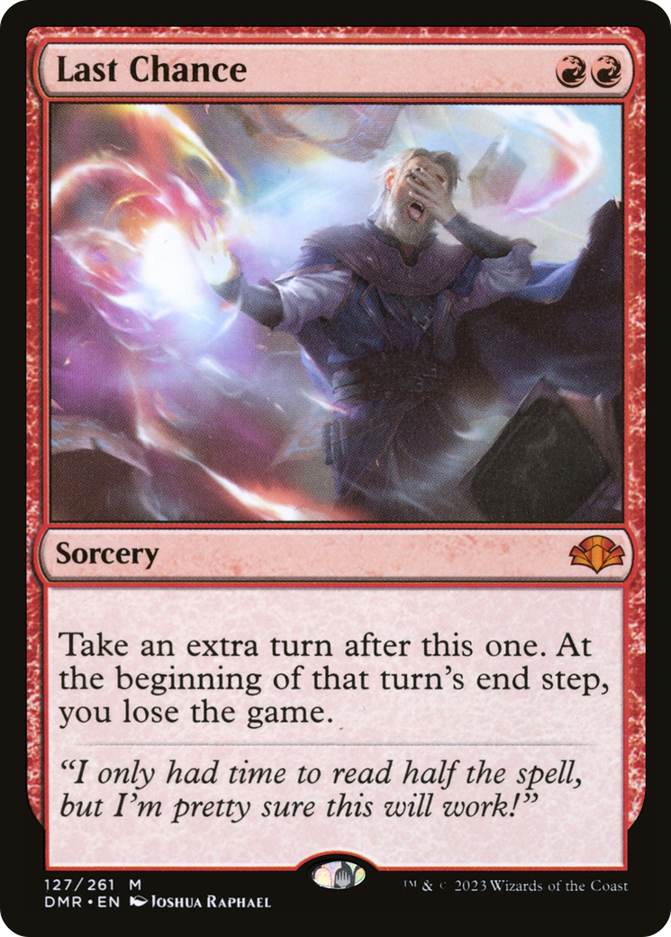 Last Chance [Dominaria Remastered]-1