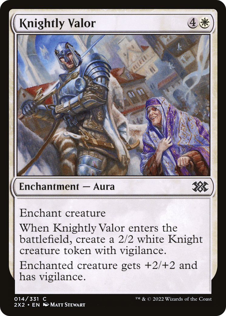 Knightly Valor [Double Masters 2022]-1