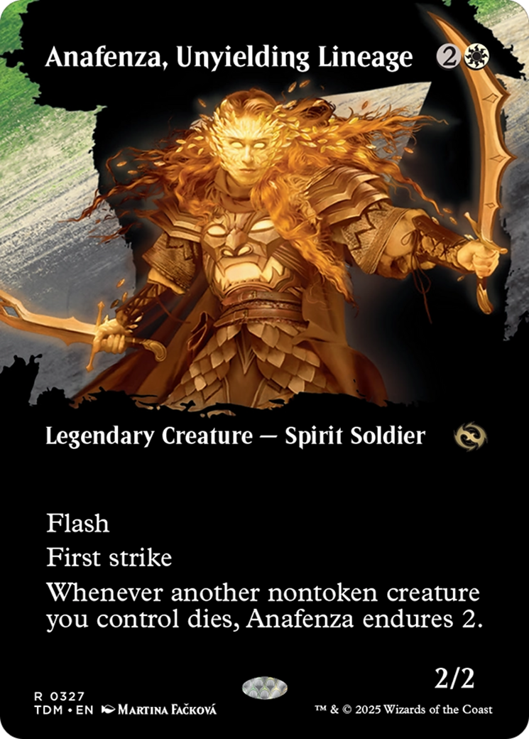 Anafenza, Unyielding Lineage (Borderless) [Tarkir: Dragonstorm]-1