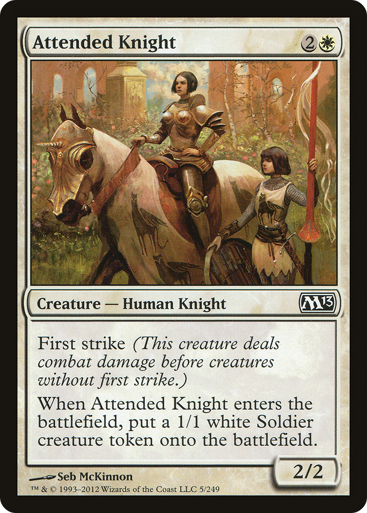 Attended Knight [Magic 2013]-1