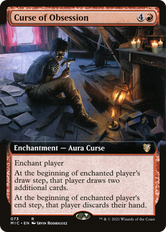Curse of Obsession (Extended Art) [Innistrad: Midnight Hunt Commander]-1