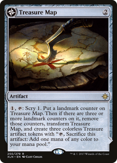 Treasure Map (XLN-250) - Ixalan: (compasslanddfc) Foil-1