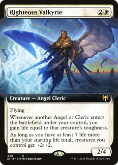 Righteous Valkyrie (Extended Art) [Kaldheim]-1