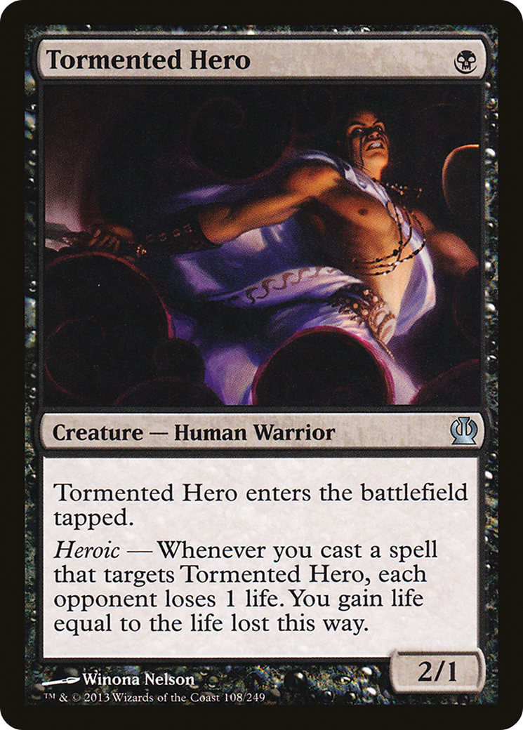 Tormented Hero (THS-108) - Theros-1