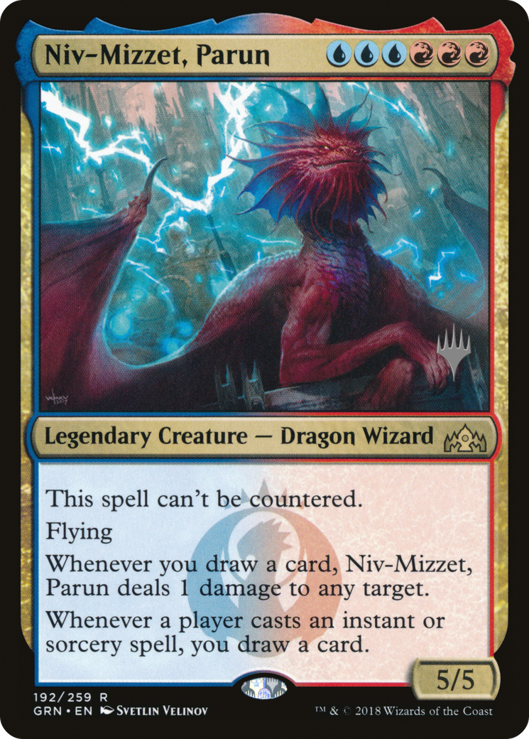 Niv-Mizzet, Parun (Promo Pack) [Guilds of Ravnica Promos]-1