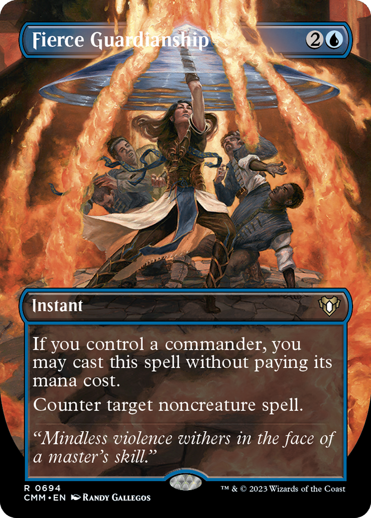 Fierce Guardianship (Borderless Alternate Art) [Commander Masters]-1