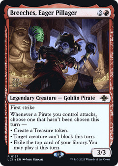 Breeches, Eager Pillager [The Lost Caverns of Ixalan Prerelease Cards]-1