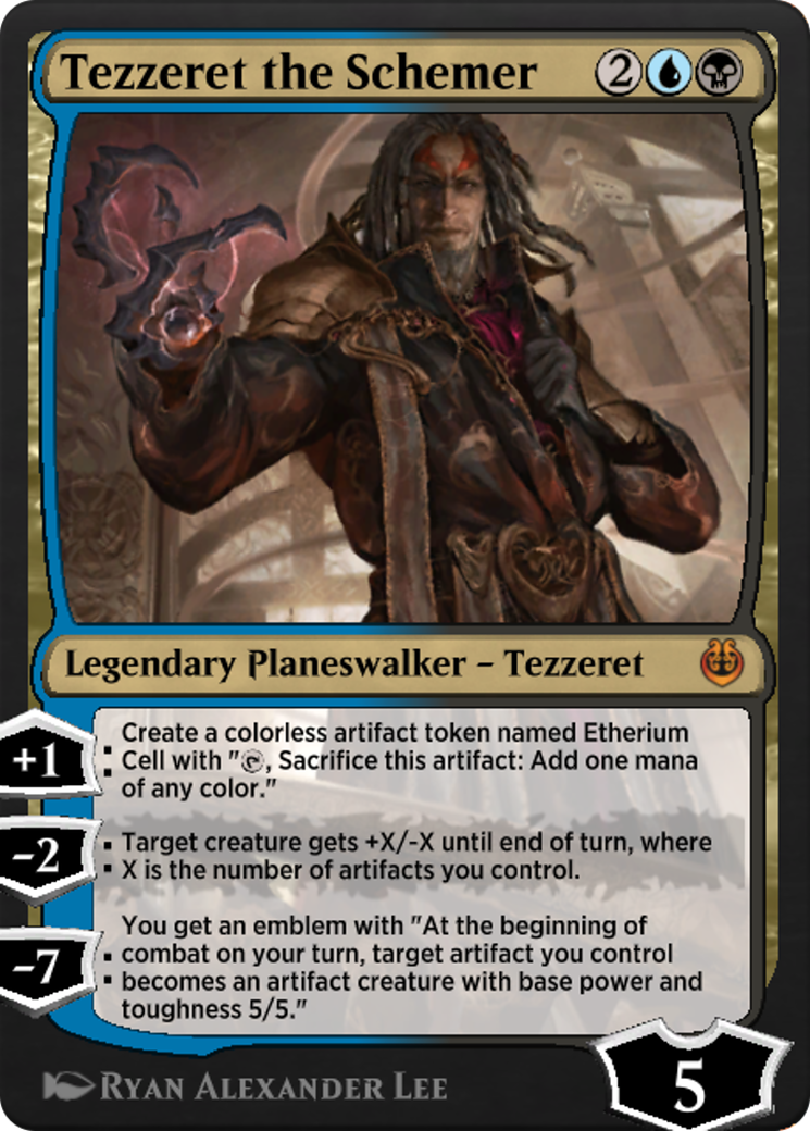 Tezzeret the Schemer (KLR-209) - Kaladesh Remastered-1