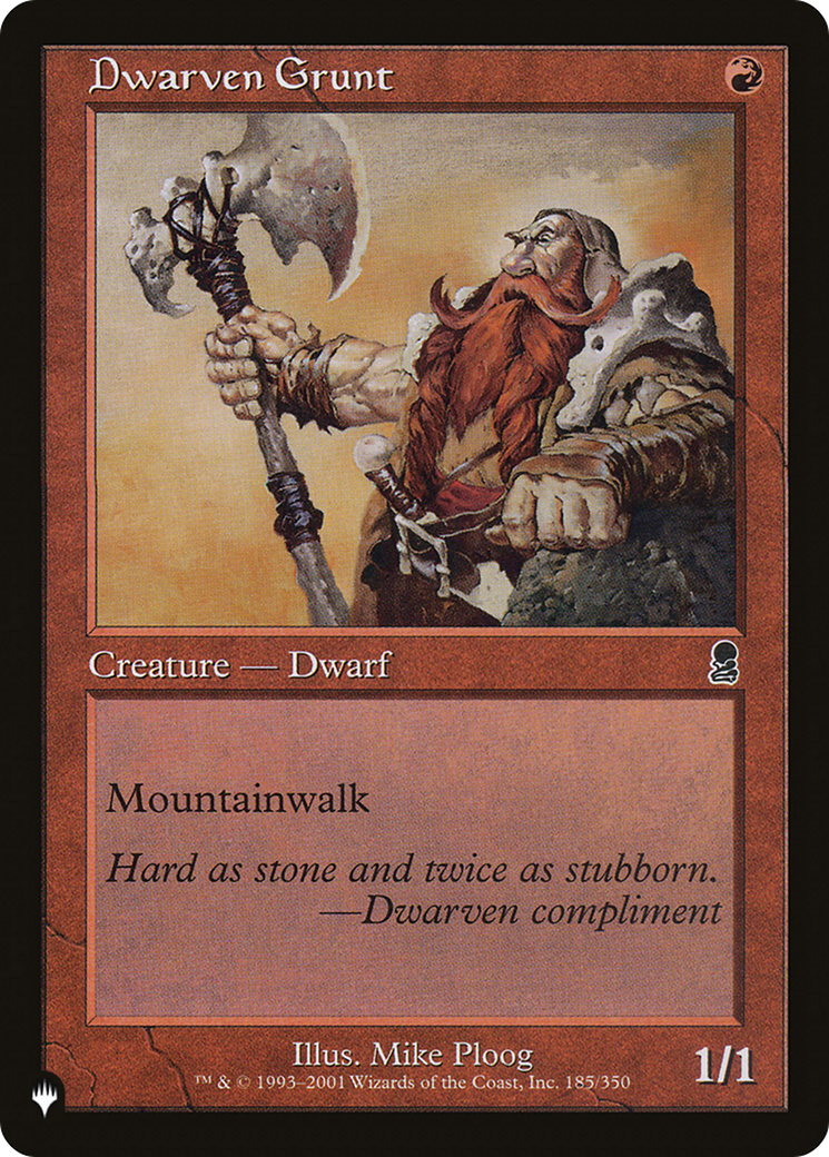 Dwarven Grunt [The List]-1