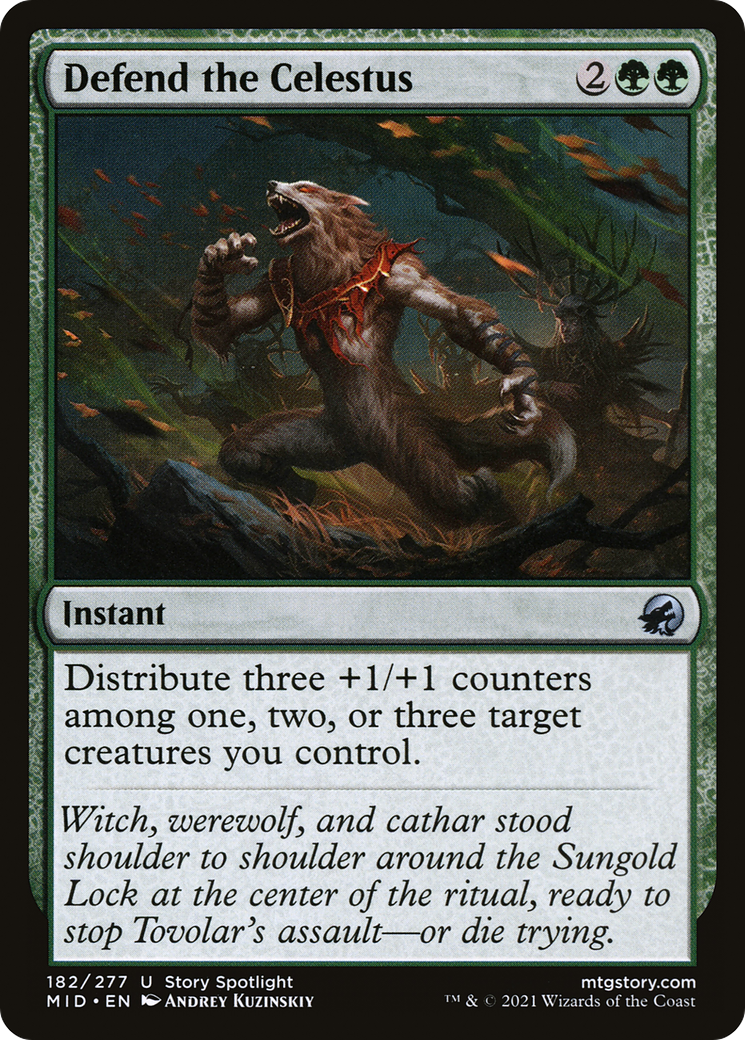 Defend the Celestus [Innistrad: Midnight Hunt]-1
