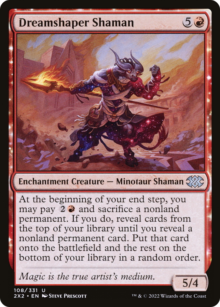 Dreamshaper Shaman [Double Masters 2022]-1