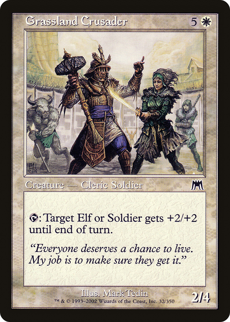 Grassland Crusader [Onslaught]-1