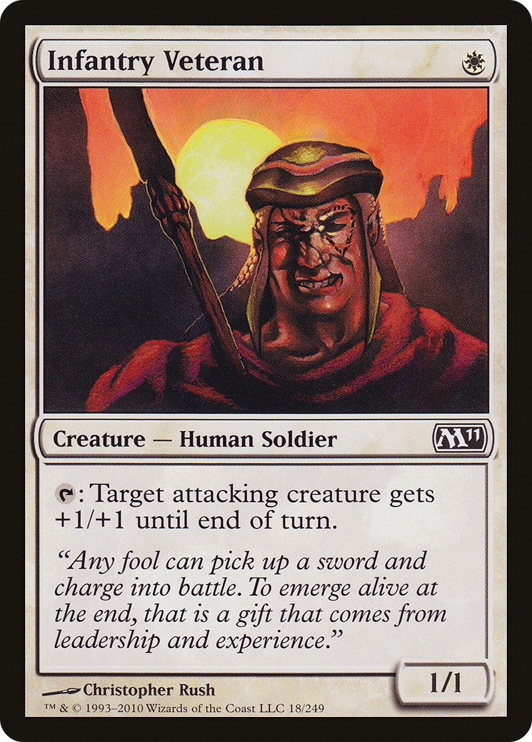 Infantry Veteran [Magic 2011]-1