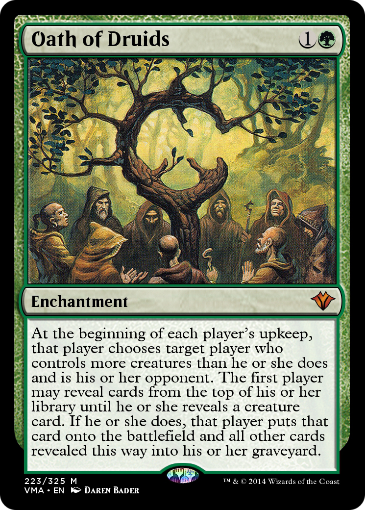 Oath of Druids (VMA-223) - Vintage Masters Foil-1