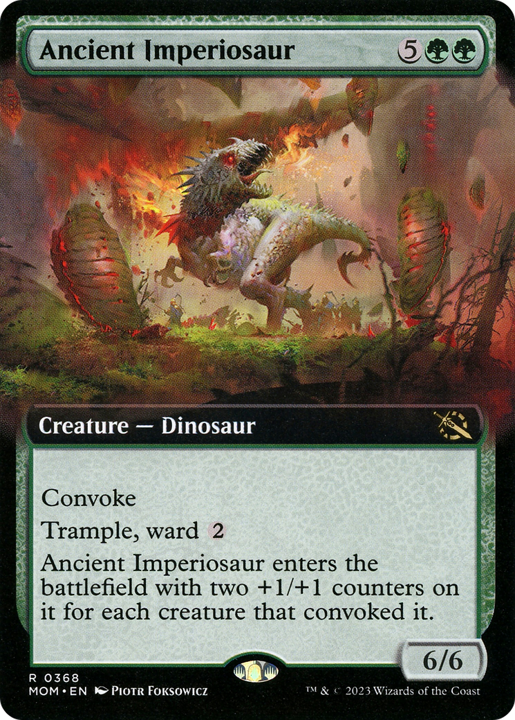 Ancient Imperiosaur (Extended Art) [March of the Machine]-1