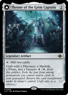 Throne of the Grim Captain // The Grim Captain [The Lost Caverns of Ixalan]-3