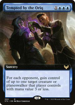 Tempted by the Oriq (Extended Art) [Strixhaven: School of Mages]-1