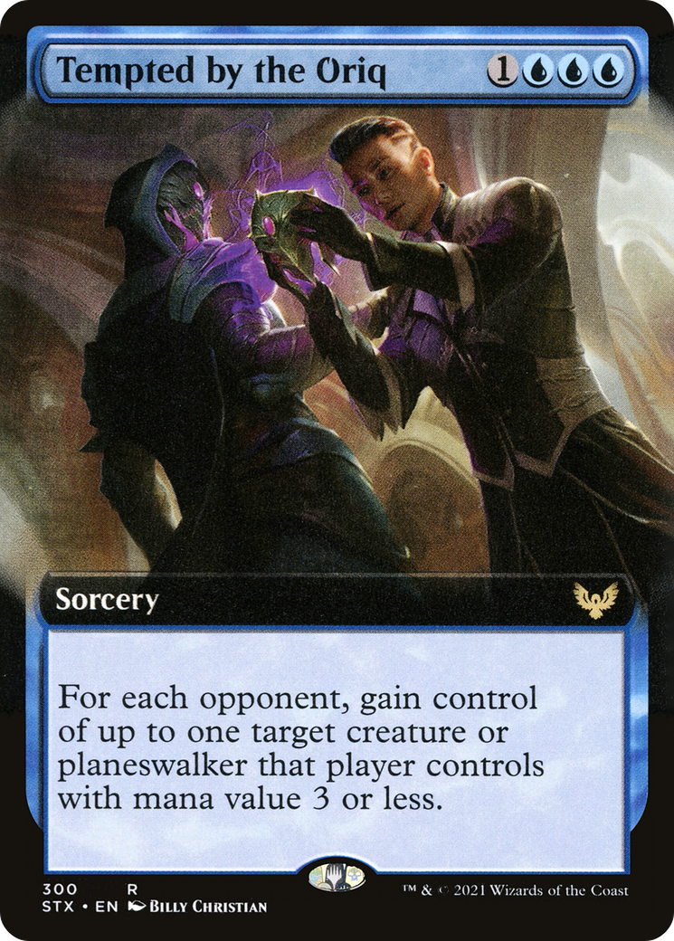 Tempted by the Oriq (Extended Art) [Strixhaven: School of Mages]-1