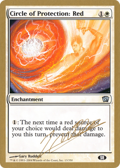 Circle of Protection: Red - 2004 Julien Nuijten (8ED) (SB) (WCD-) - World Championship Decks 2004-1