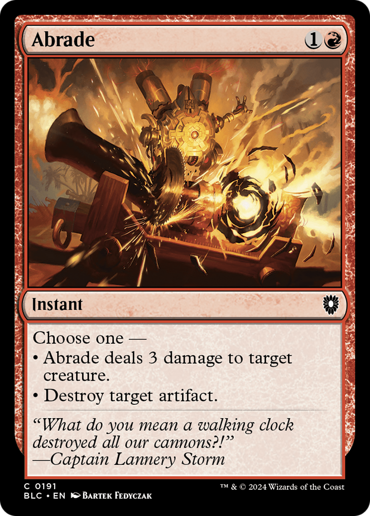 Abrade [Bloomburrow Commander]-1