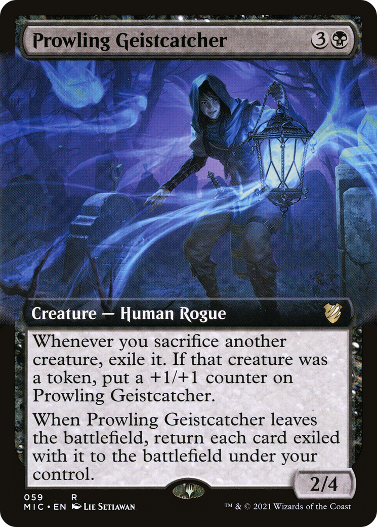 Prowling Geistcatcher (Extended Art) [Innistrad: Midnight Hunt Commander]-1
