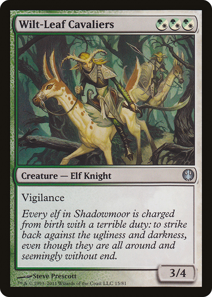 Wilt-Leaf Cavaliers (DDG-015) - Duel Decks: Knights vs. Dragons-1