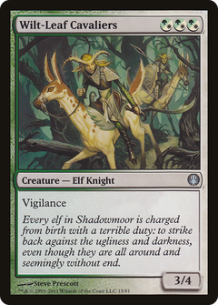Wilt-Leaf Cavaliers (DDG-015) - Duel Decks: Knights vs. Dragons-1