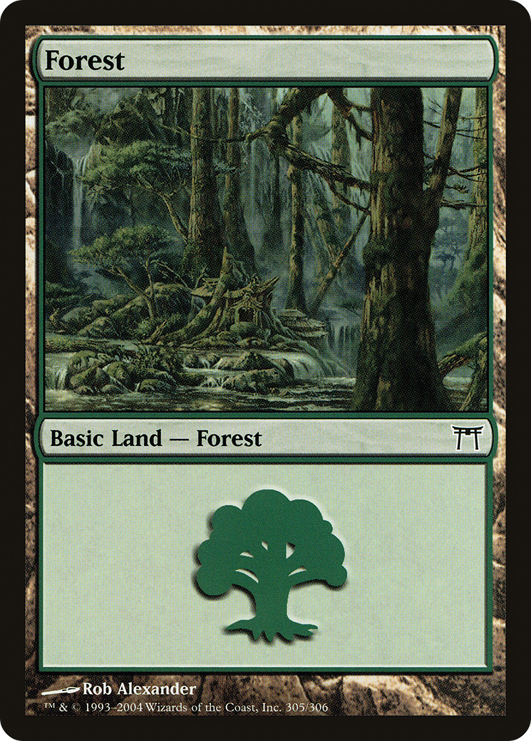 Forest (305) [Champions of Kamigawa]-1