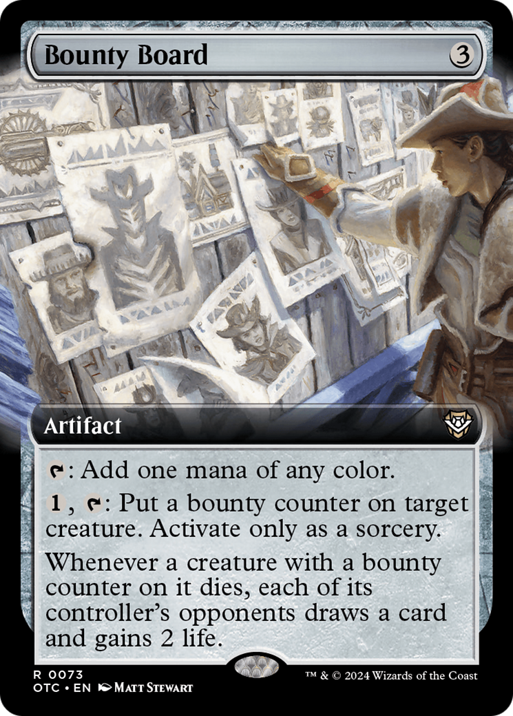 Bounty Board (Extended Art) [Outlaws of Thunder Junction Commander]-1