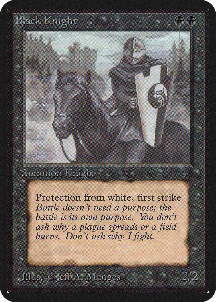 Black Knight (LEA-) - Limited Edition Alpha-1