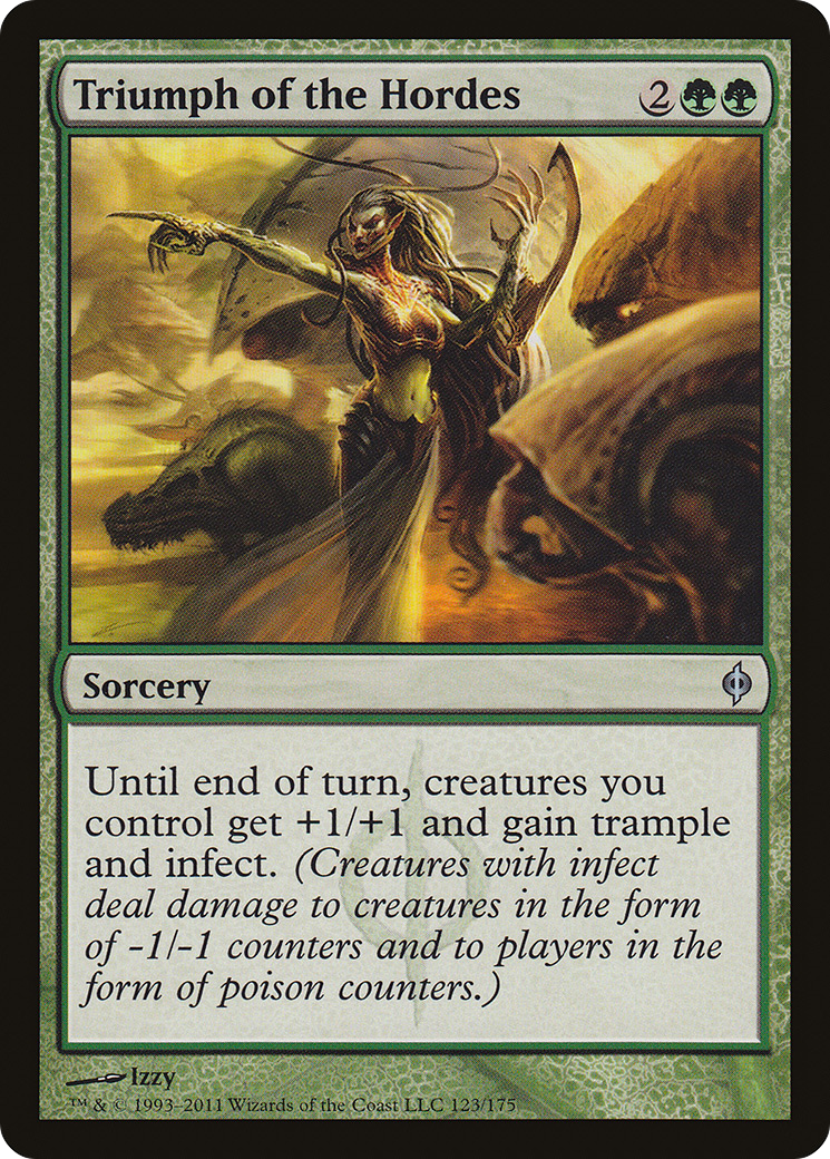 Triumph of the Hordes (NPH-123) - New Phyrexia Foil-1