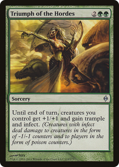 Triumph of the Hordes (NPH-123) - New Phyrexia Foil-1