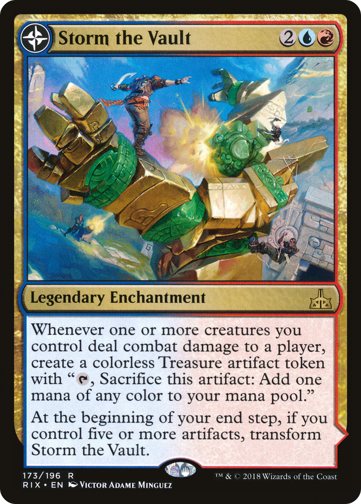 Storm the Vault // Vault of Catlacan [Rivals of Ixalan]-4