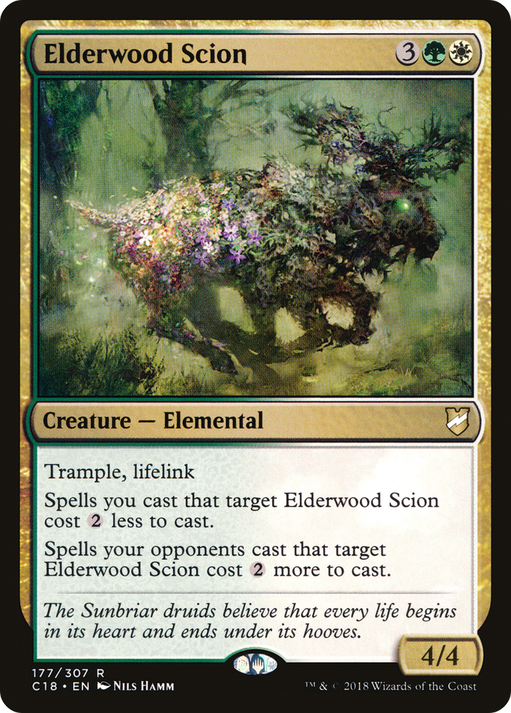 Elderwood Scion [Commander 2018]-1