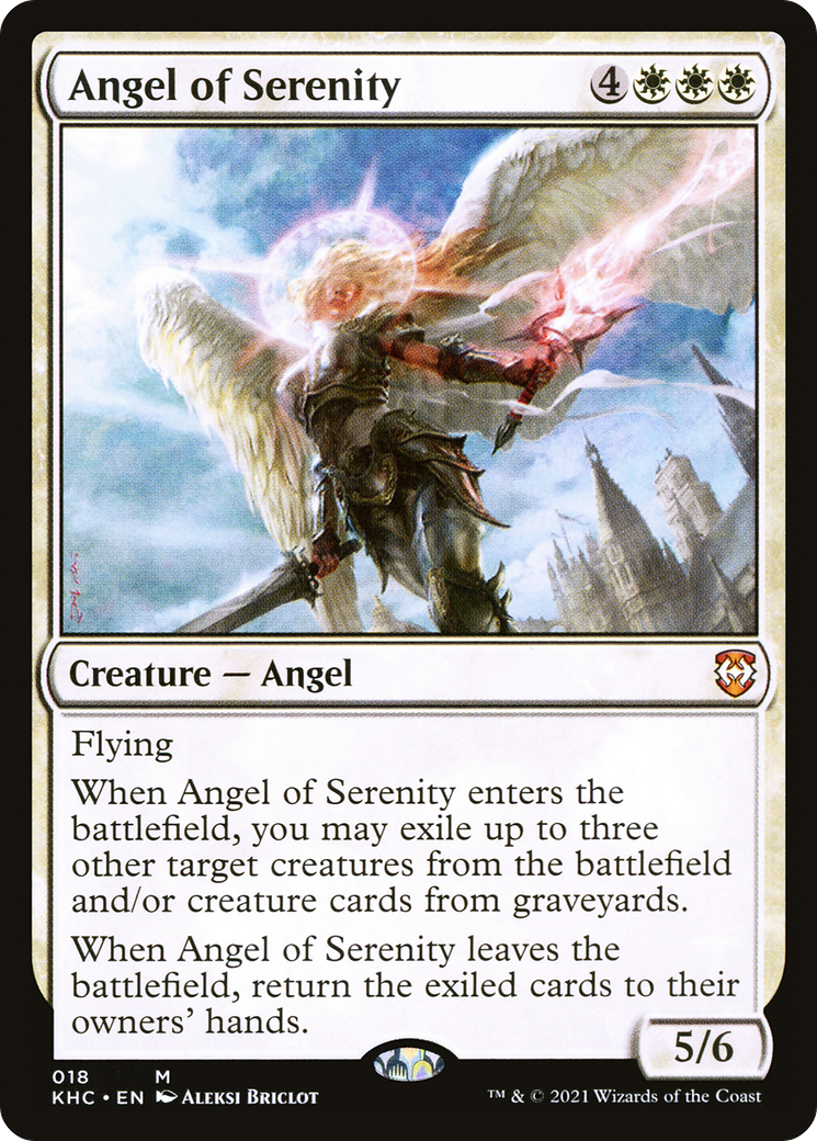 Angel of Serenity [Kaldheim Commander]-1