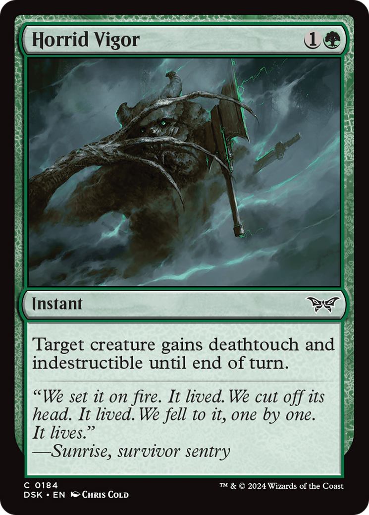 Horrid Vigor [Duskmourn: House of Horror]-1