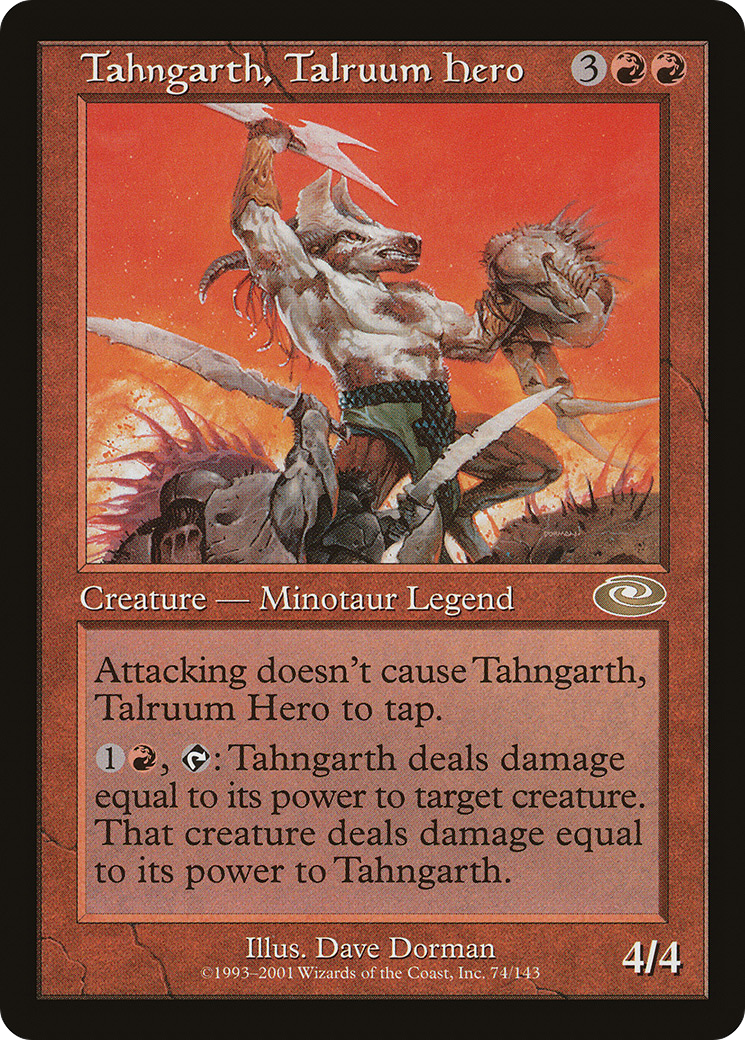 Tahngarth, Talruum Hero (Dave Dorman) [Planeshift]-1