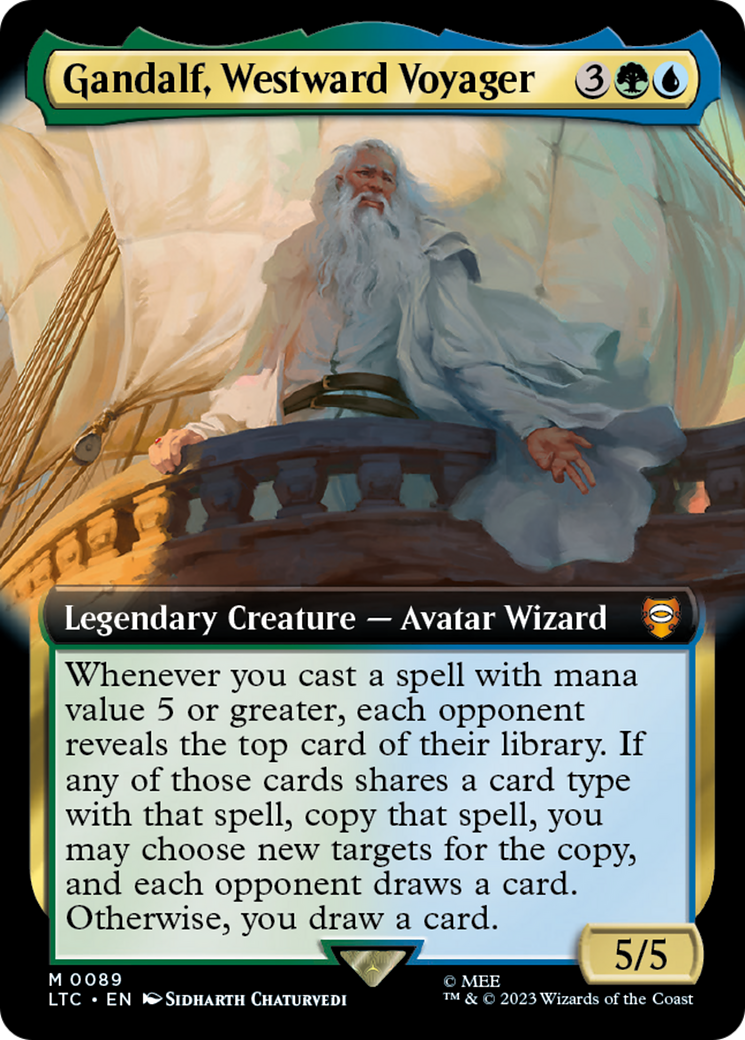 Gandalf, Westward Voyager (Extended Art) [The Lord of the Rings: Tales of Middle-Earth Commander]-1