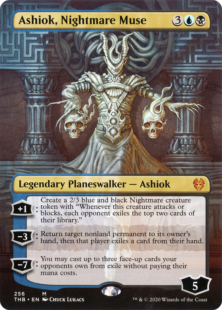 Ashiok, Nightmare Muse (Borderless) [Theros Beyond Death]-1