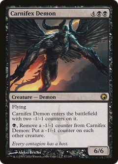 Carnifex Demon [Scars of Mirrodin]-1