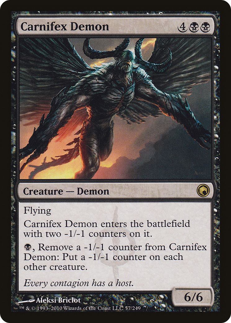 Carnifex Demon [Scars of Mirrodin]-1