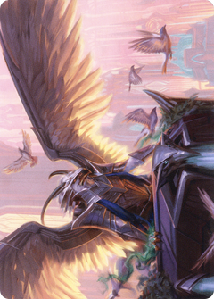 Falco Spara, Pactweaver // Falco Spara, Pactweaver (ASNC-025) - New Capenna Art Series (Borderless) Foil-1