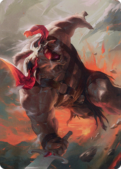 Furious Bellow // Furious Bellow (ADMU-031) - Dominaria United Art Series (Borderless) Foil-1