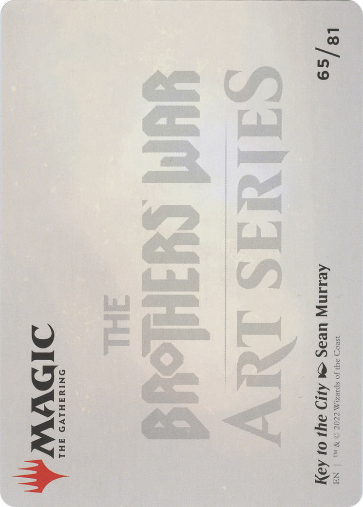Key to the City // Key to the City (ABRO-065) - The Brothers' War Art Series (Borderless)-2