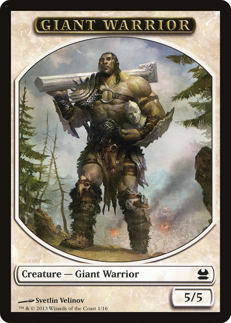 Giant Warrior Token [Modern Masters Tokens]-1