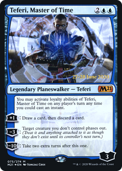Teferi, Master of Time (75) [Core Set 2021 Prerelease Promos]-1