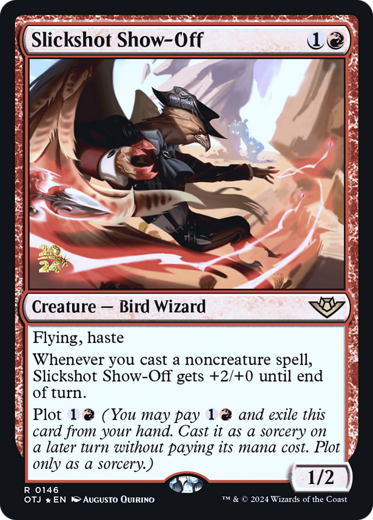 Slickshot Show-Off [Outlaws of Thunder Junction Prerelease Promos]-1