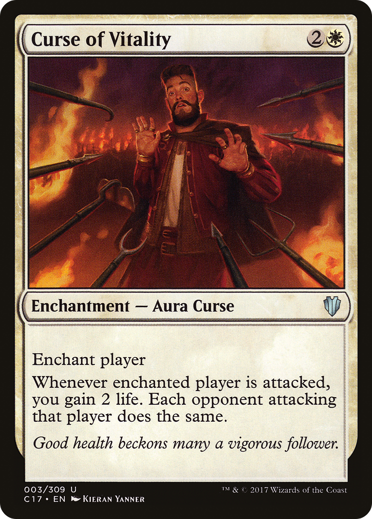 Curse of Vitality [Commander 2017]-1