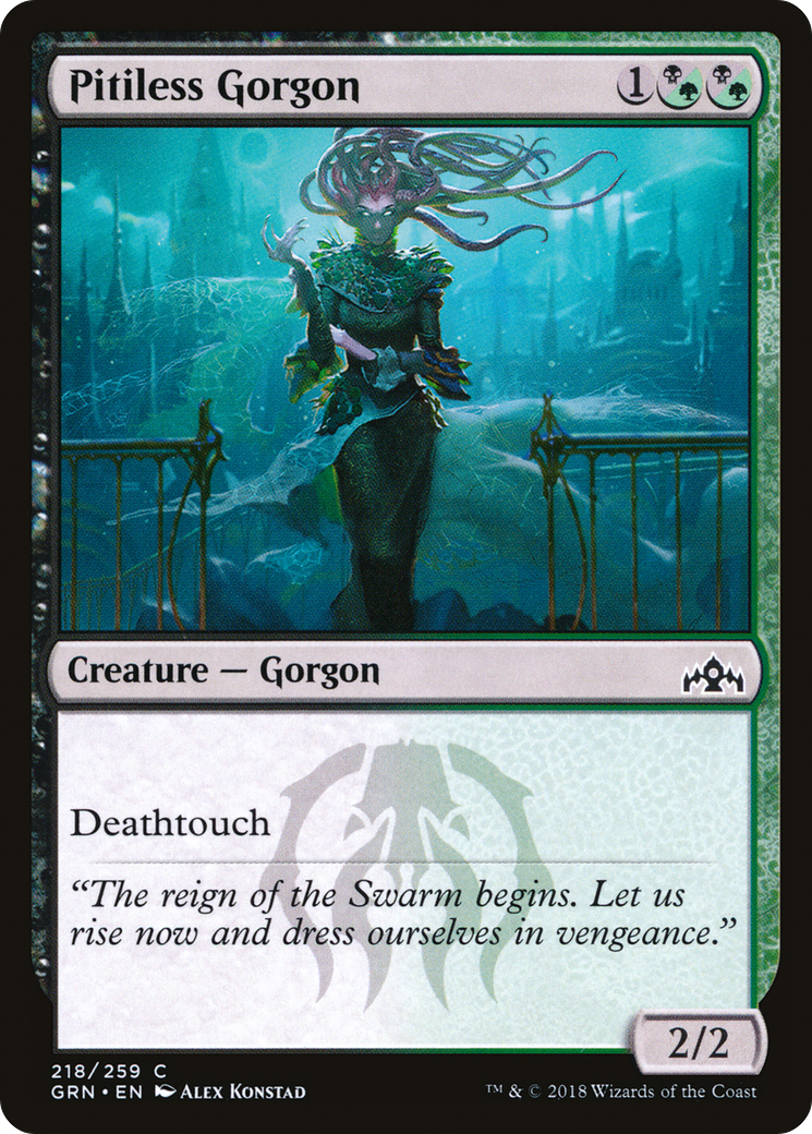 Pitiless Gorgon [Guilds of Ravnica]-1